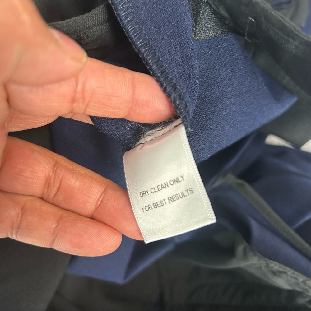 Of/Mercer women’s Essex skinny pants high waisted  size 4 navy blue stretch - Picture 14 of 16